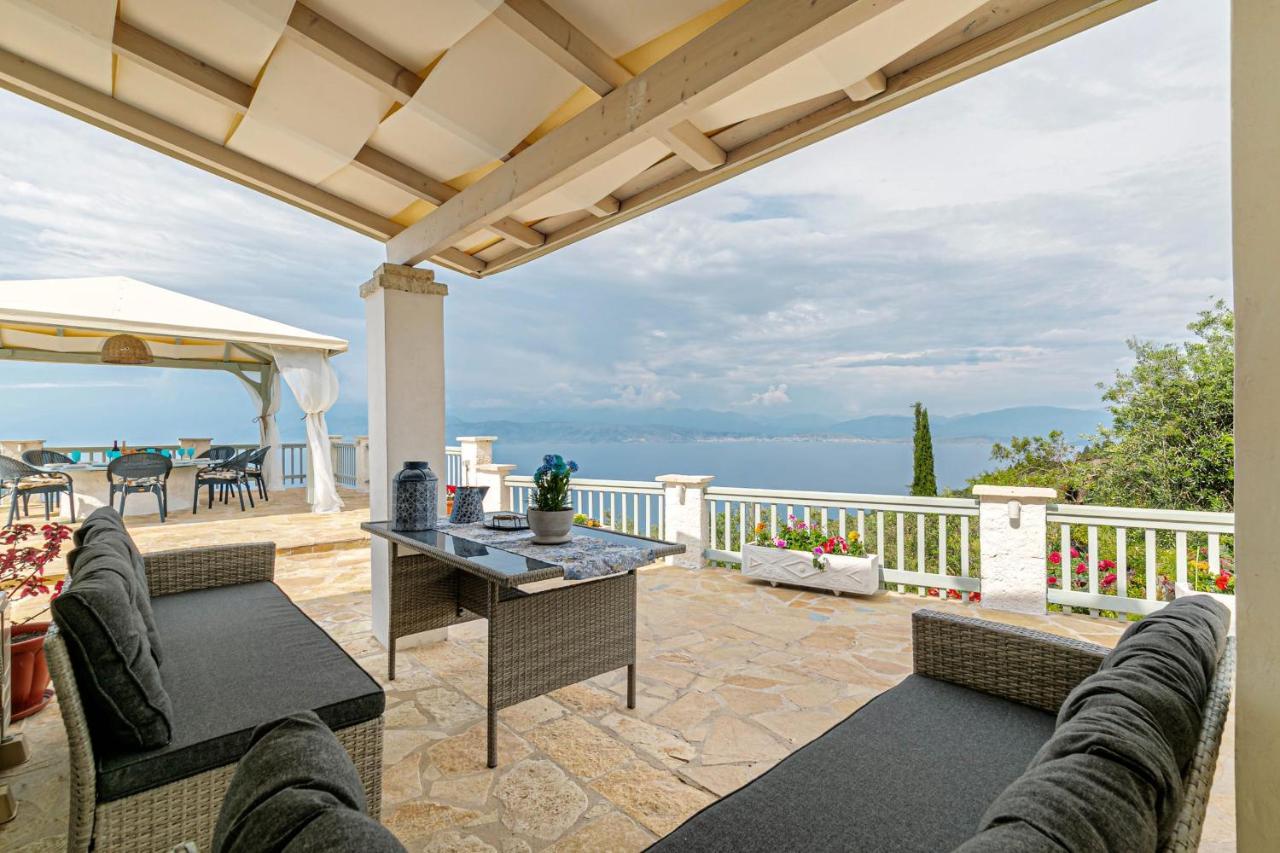 Orizontas Corfu, Private With Breathtaking Views Willa Loútsai